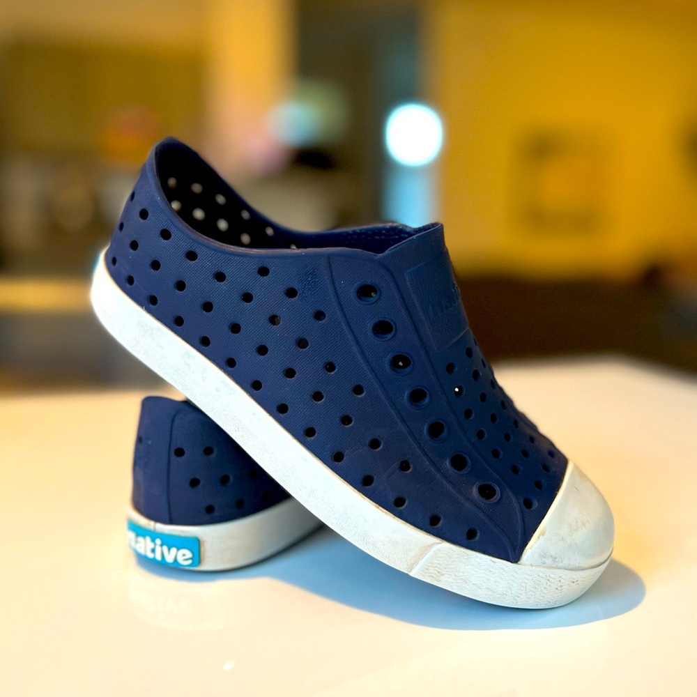 Navy Blue Native Shoes